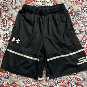 Used Under Armor Steph Curry basketball shorts